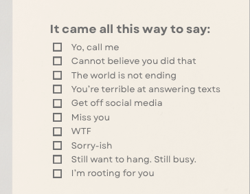 One Postcard, Zero Filter