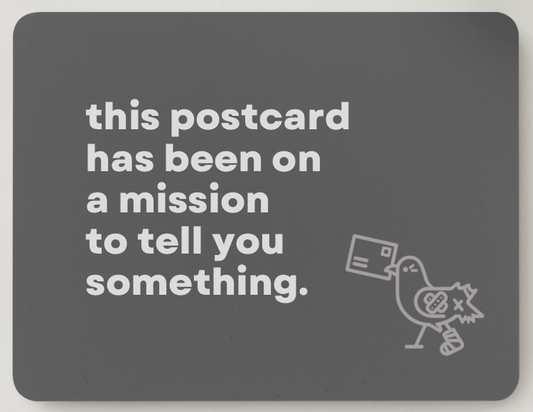 One Postcard, Zero Filter