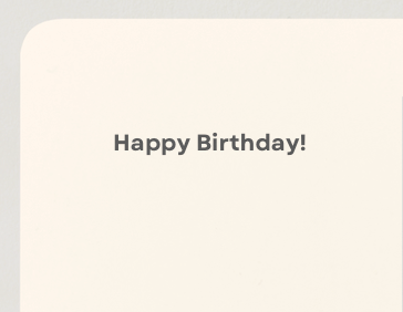 Mission: Happy Birthday