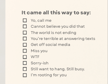 One Postcard, Zero Filter