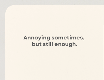 Enoughness Confirmed